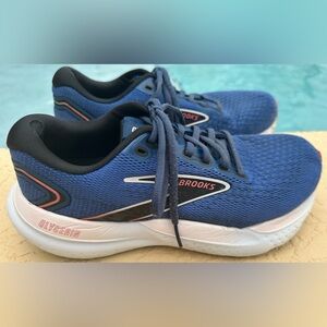 Brooks Glycerin GTS 21 Blue Running Shoes Women’s Size 8 Wide Clean